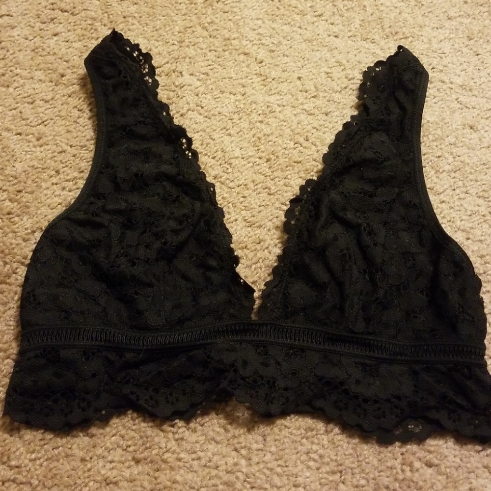 Victoria's Secret black lace bralette